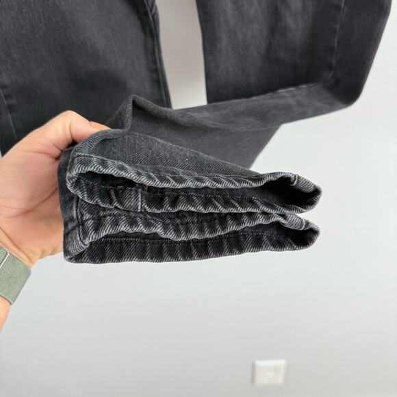 One Teaspoon | Women’s Shabbies Drawstring Boyfriend Worn Black Jeans Denim Pant - Picture 7 of 11